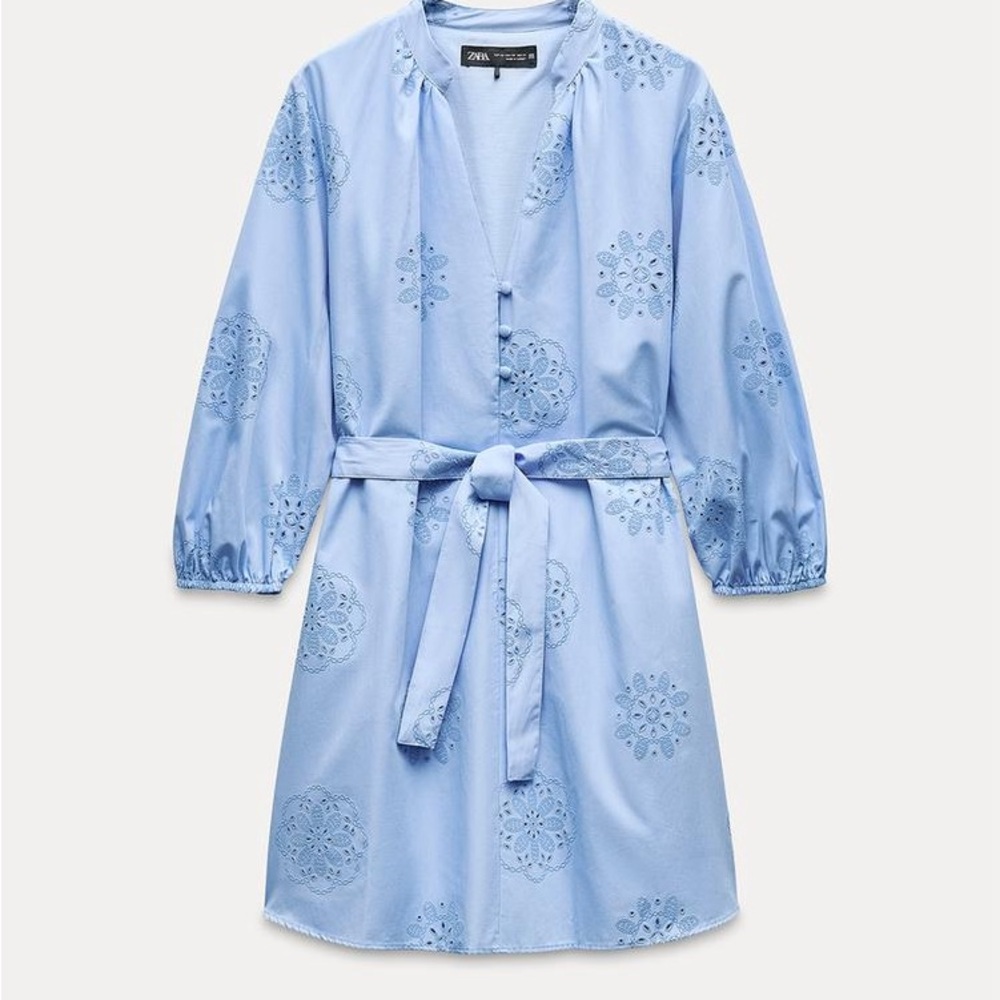 Zara Cotton Mini Dress Small